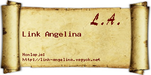 Link Angelina névjegykártya